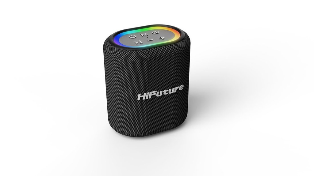 مكبر صوت Havit محمول أسود مع بطارية 4000mAh وقوة 20W
