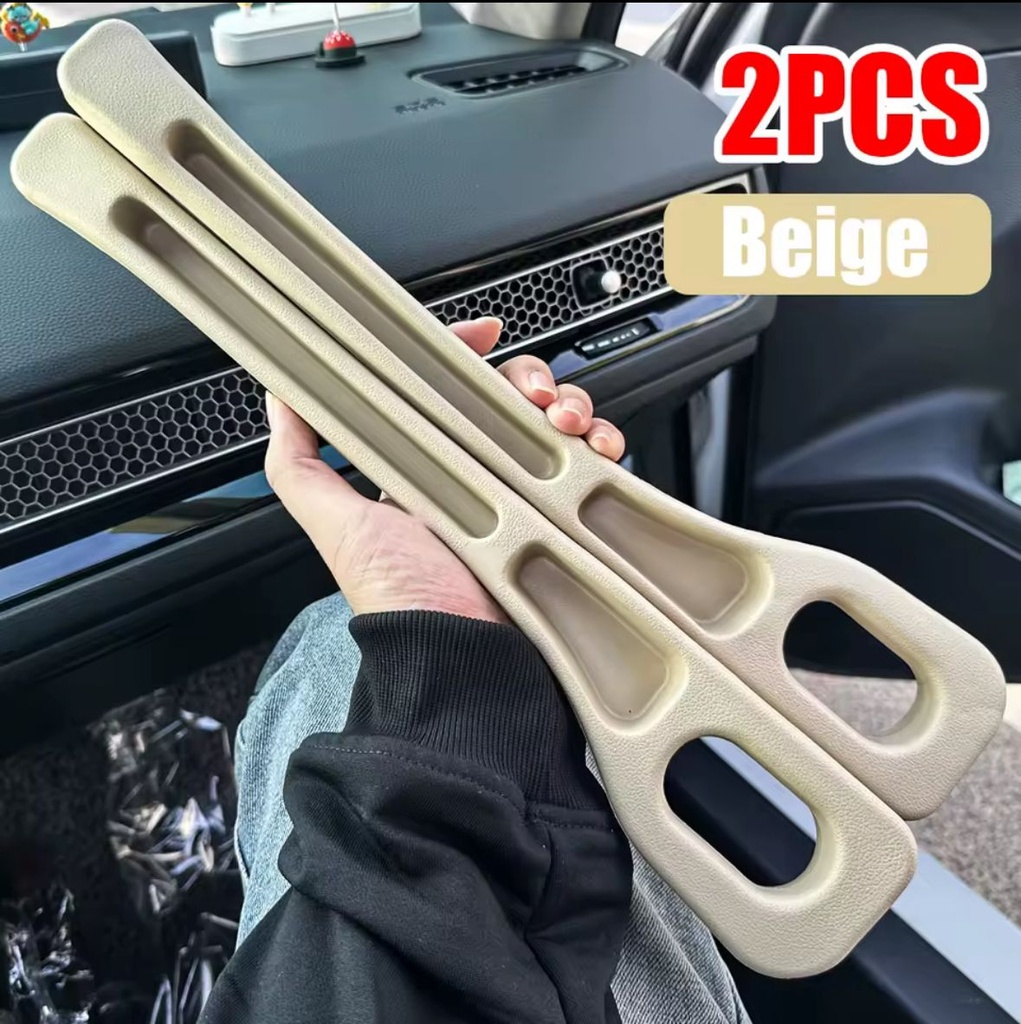 Car seat gap filler installed between vehicle seats showing secure item storage