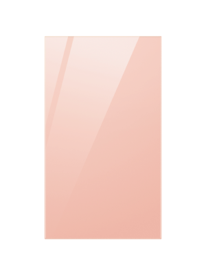 Samsung Bespoke FDR Flex Ref Bottom Panel Glam Glass - Glam Peach