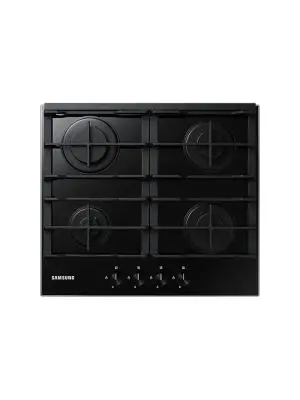 Samsung Built In Gas Cooker 4 Burner - Black