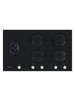 Ariston Built In Gas Hob Glass 90 - Black