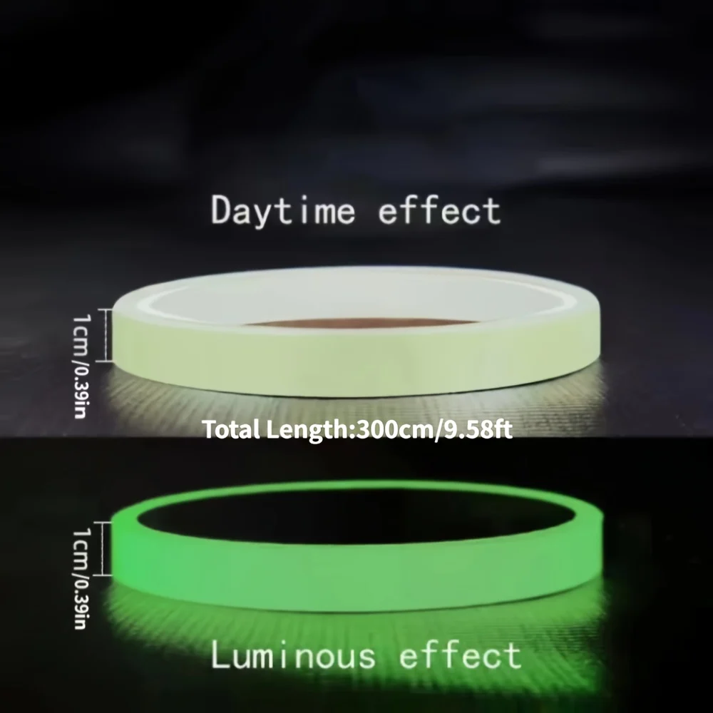 Luminous Self-Adhesive Safety Tape – Glow in the Dark for Home Decor Security Alerts