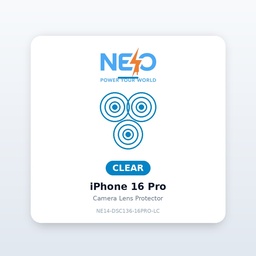 واقي عدسة كاميرا نيو آيفون 16 Pro/Pro Max شفاف