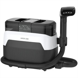 Green Lion Steam Carpet Pro Double Tank Deep Stain Cleaner – Black