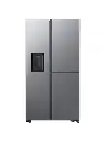 Samsung Refrigerator SBS with Food Showcase and SpaceMax™ Technology 653L , 23CFT - Refined Inox