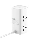 LDNIO SC4383 2500W Power Strip – 4 Triple Sockets, 2 Type-C & 1 USB Port, 70W
