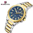 NAVIFORCE Men's Quartz Watch Model 9258 Stainless Steel
