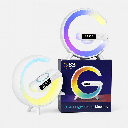G63 LED G-Shape Smart Alarm Clock with Multicolor Night Light & Sound Machine