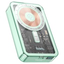 Hoco Q14A Ice Crystal 10000mAh Magnetic Wireless Power Bank with PD20W – Blue