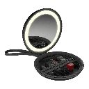 Green Lion Mini LED Makeup Pouch with HD Mirror & Touch Dimmer – Travel Case