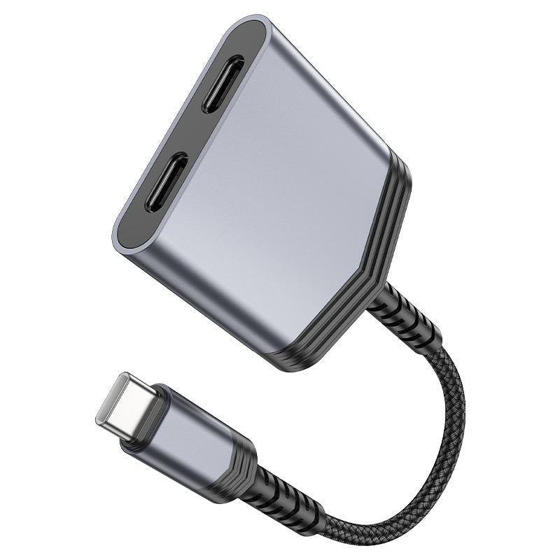 HOCO LS40 Type-C dual adapter with DAC and 27W power delivery