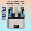 Jmary MW-15 2.4G Wireless Lavalier Mic with Charging Case