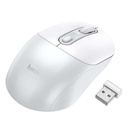 Hoco 2.4G Wireless Business Mouse – Ergonomic Optical Mouse in White